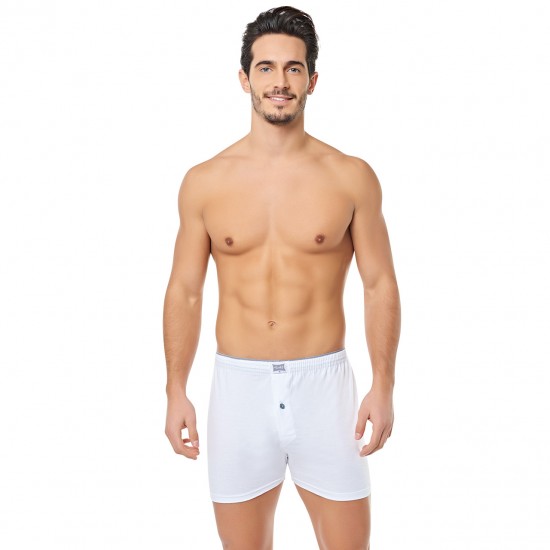 0117-Tutku Erkek Penye Düz Boxer