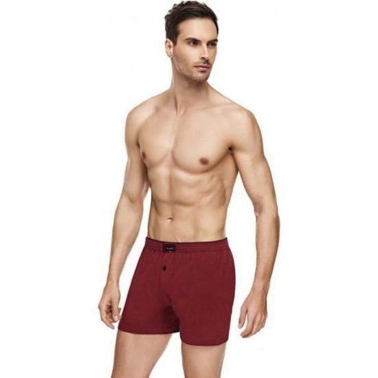 0117-Tutku Erkek Penye Düz Boxer