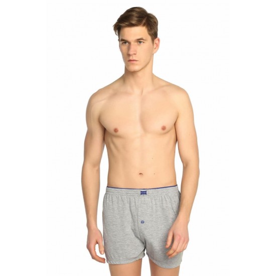 0117-Tutku Erkek Penye Düz Boxer