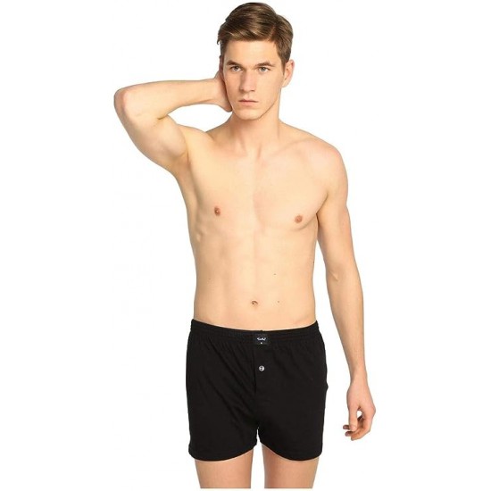 0117-Tutku Erkek Penye Düz Boxer